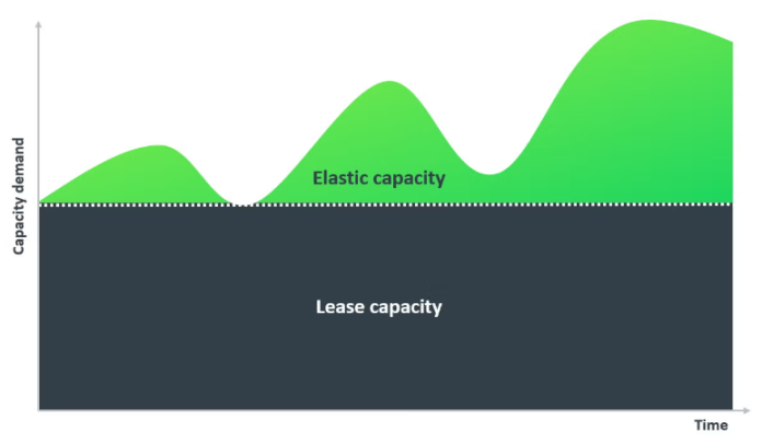 Elastic licensing (also referred to as elastic access) typically combines pay-per-use and subscription monetization models